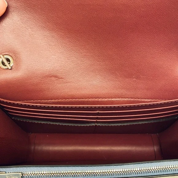 Limited edition - Mulberry small Darley crossbody Light Blue Silver Chain - Picture 7 of 10